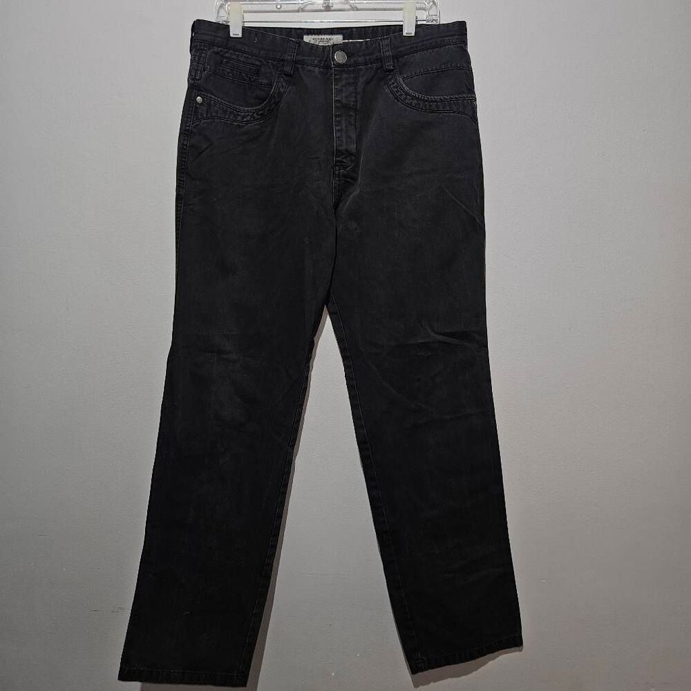 Burberry London Black Denim Jeans 36x40